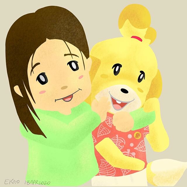 Animal crossing: Sharon and Isabelle are best friends.