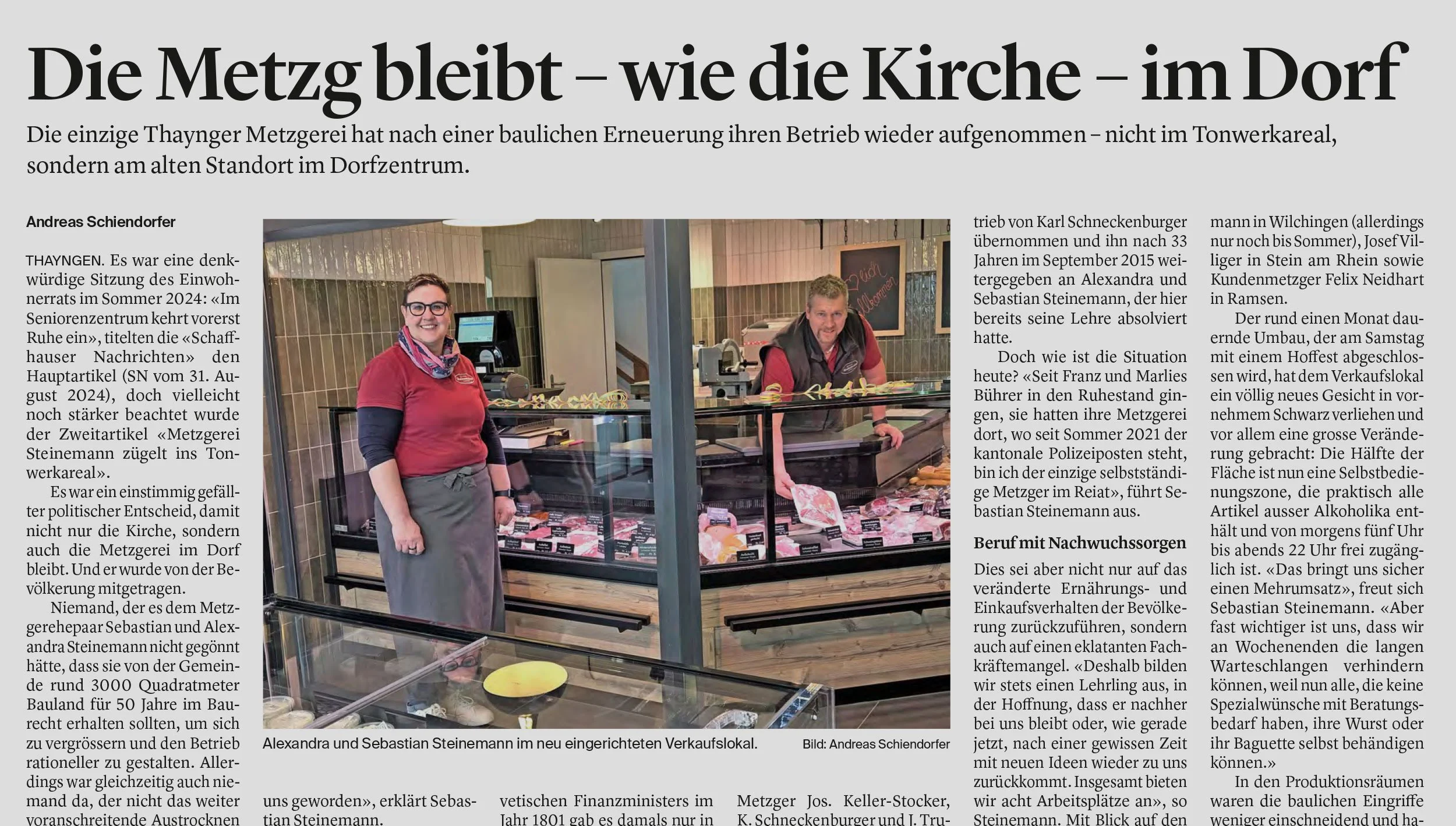 Neueröffnung nach dem Umbau