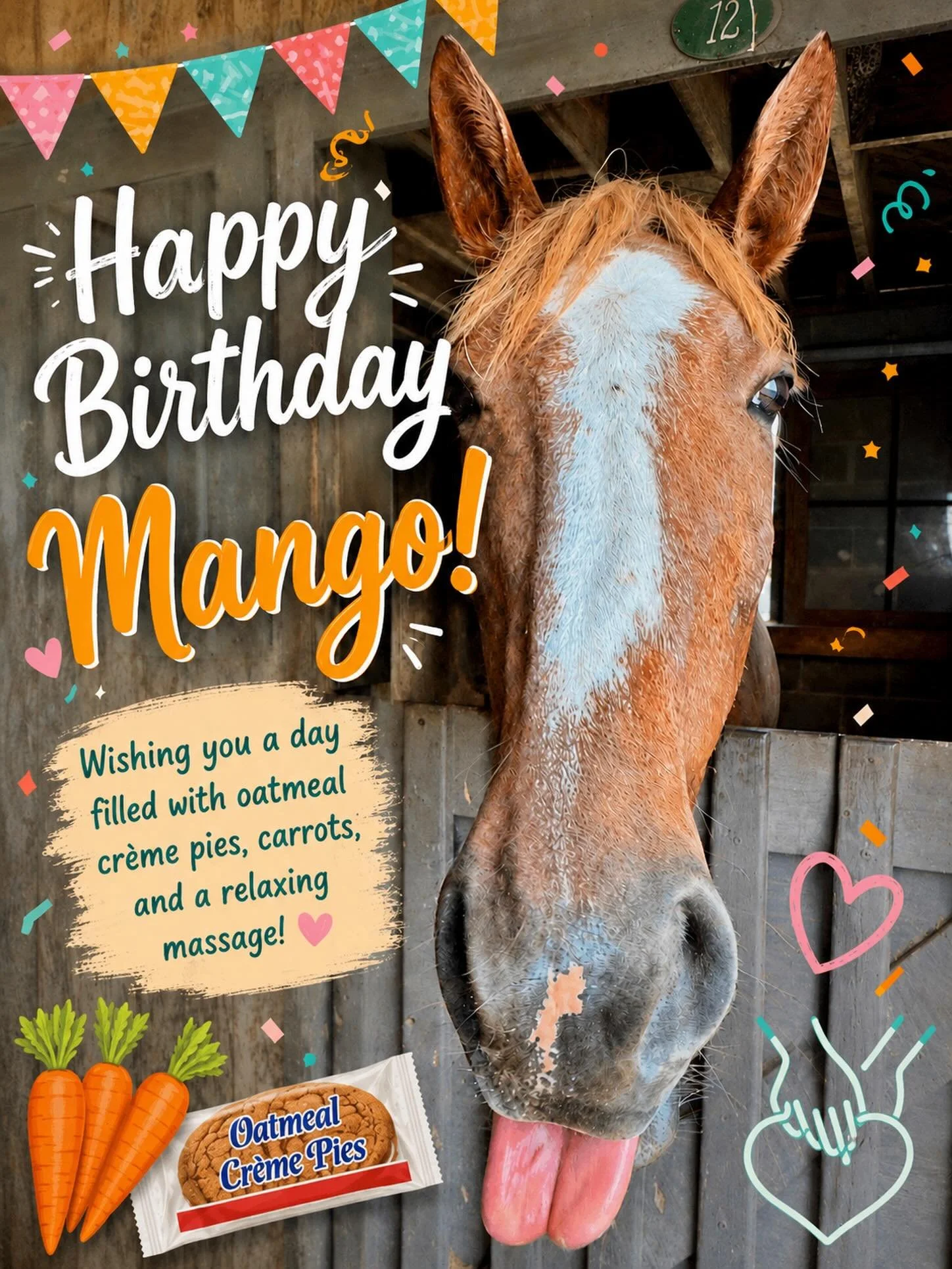 Love love love this boy! Happy Birthday, Mango 🥭 🥕 🍎 🎂 😚