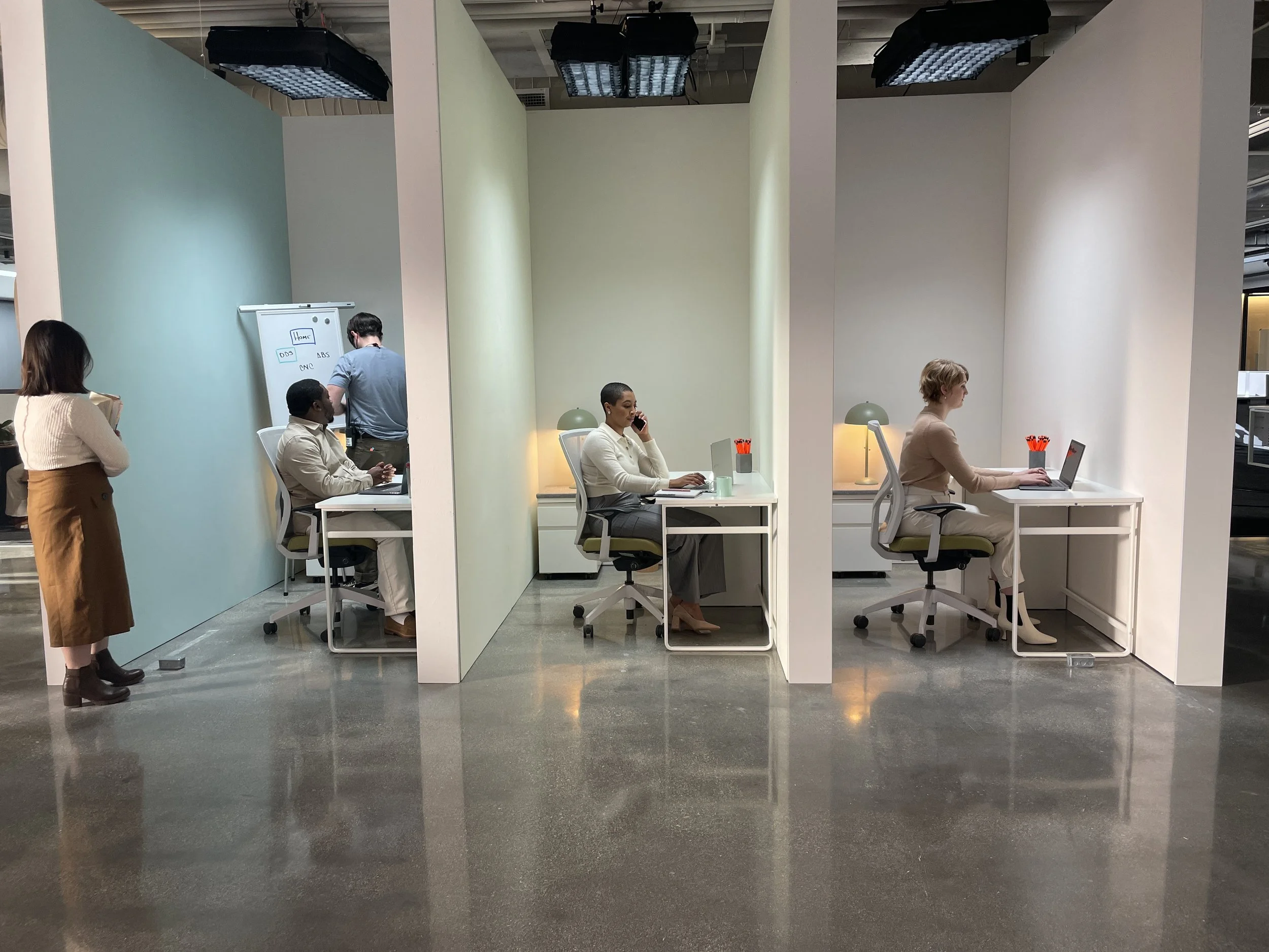  Its hard to find everything you want in on location. Though there were similar looking places, they all had glass walls or were not the right size or look. Sometimes it’s just easier to build just what you need.  