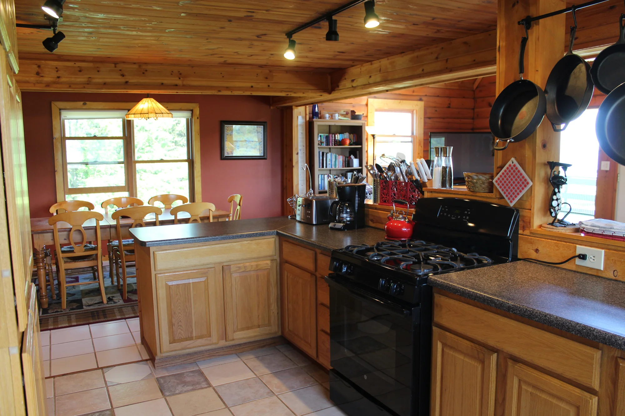 Open plan kitchen