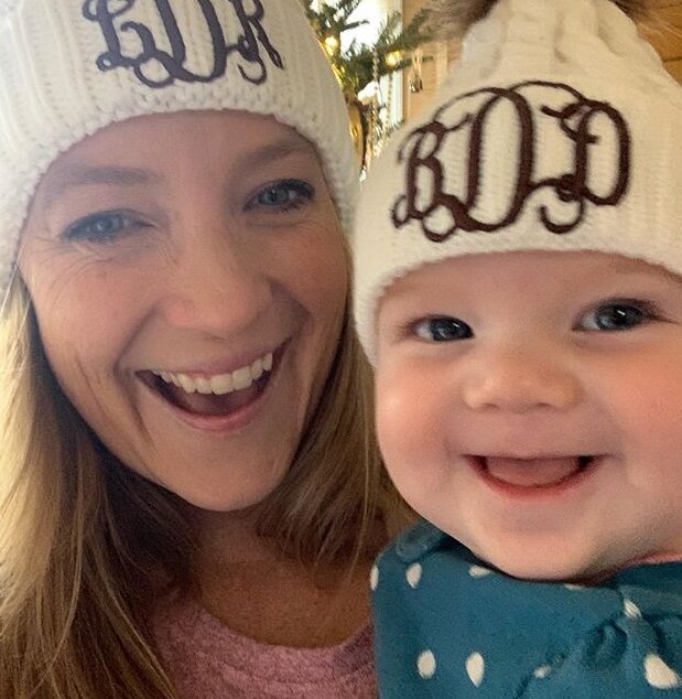 Monogram Mommy &amp; Me Hat $29