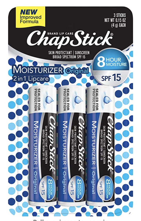 Chapstick pk of 3 $2.94