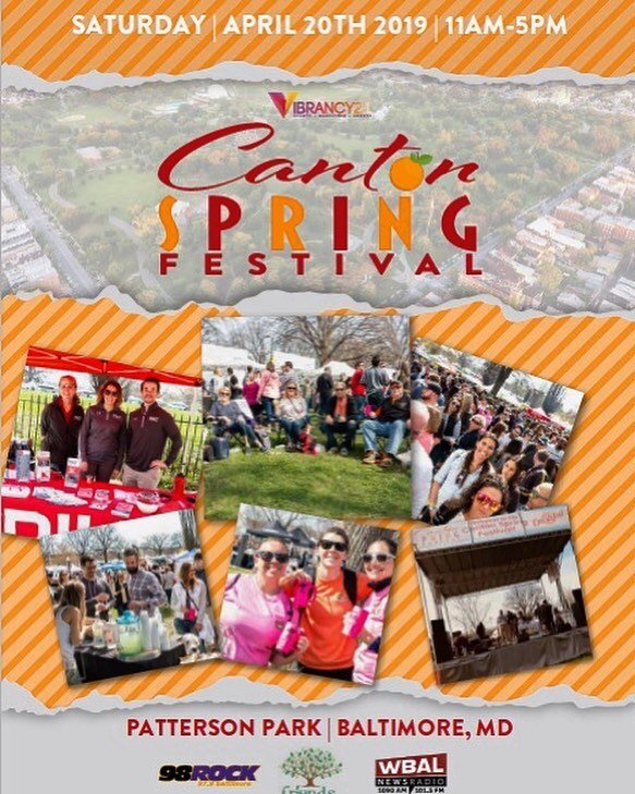 Come hang! We&rsquo;ll be at #CantonSpringFest tomorrow from 11am-5pm. Stop by and enjoy food, drinks, live music, 100+ local vendors, and a kids zone for the babes 👌🏼