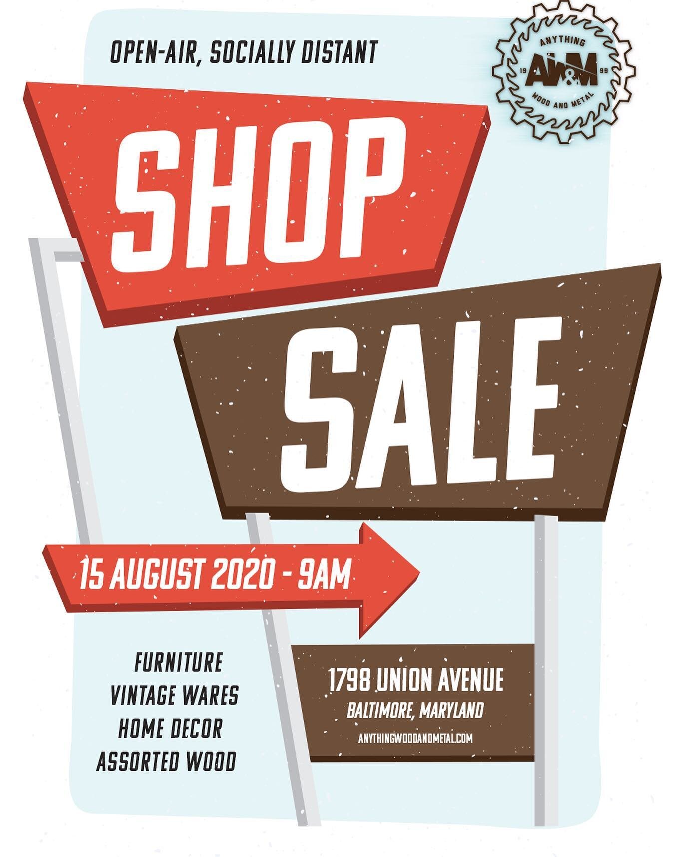 Calling all thrifters!! Stop by AWM on 8/15 starting at 9am for our first Shop Sale! Vintage items, home decor, and more. Check out our story highlights for a sneak peek 👀 EVERYTHING MUST GO 🕺🏼