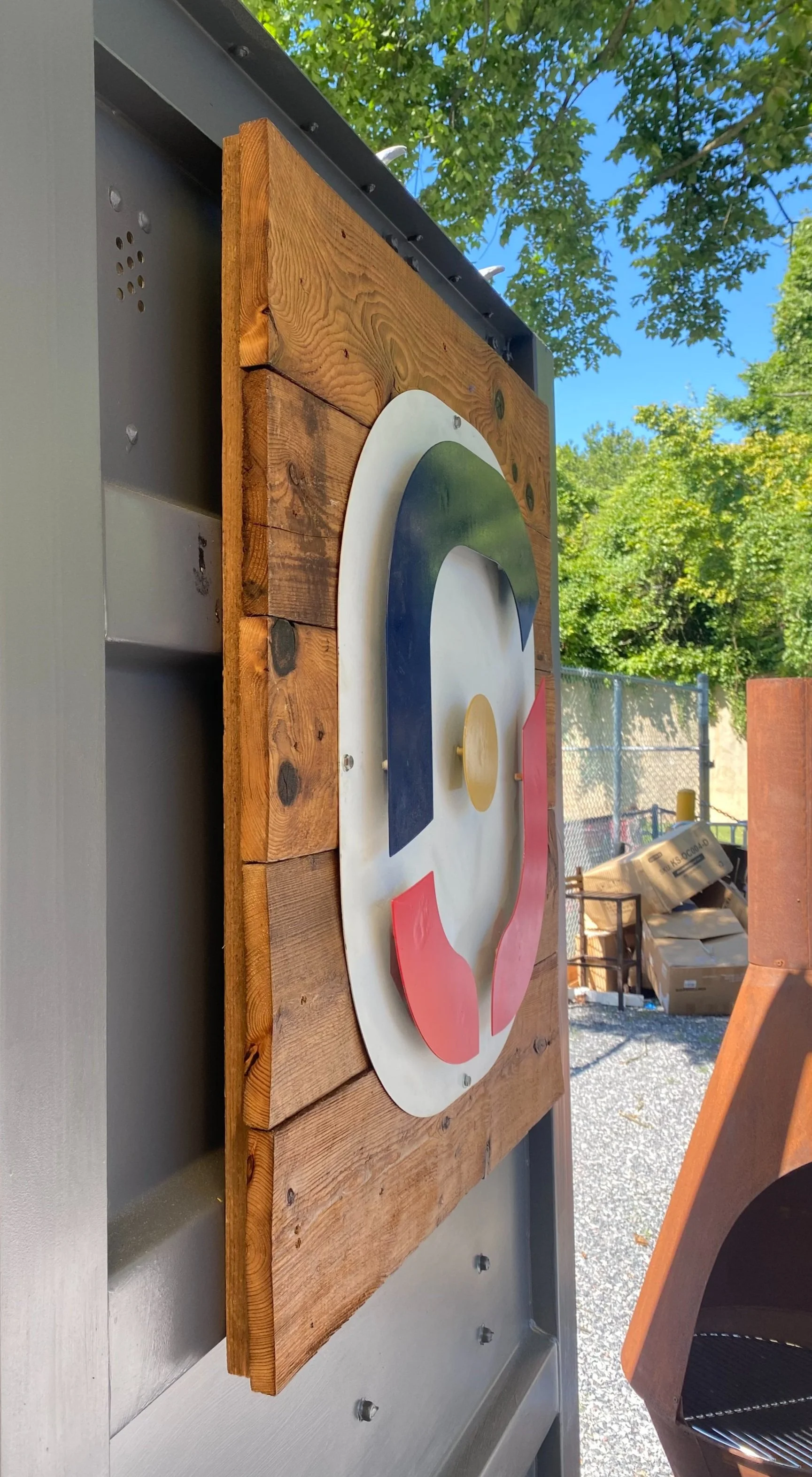 3d steel signage, full color logo, custom metalwork baltimore, dimensional signage