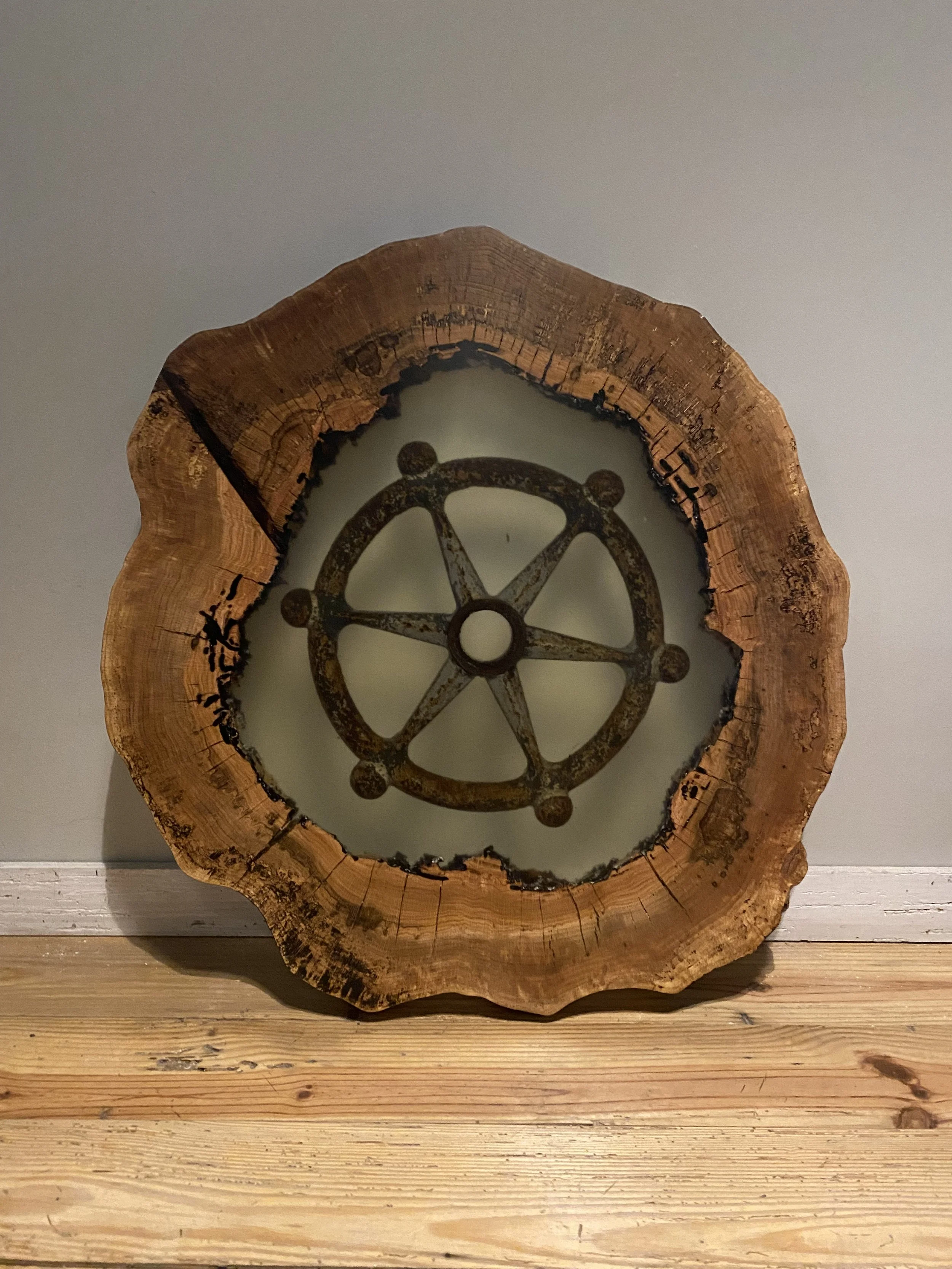 nautical theme, industrial theme, slab resin art, custom woodworking baltimore maryland
