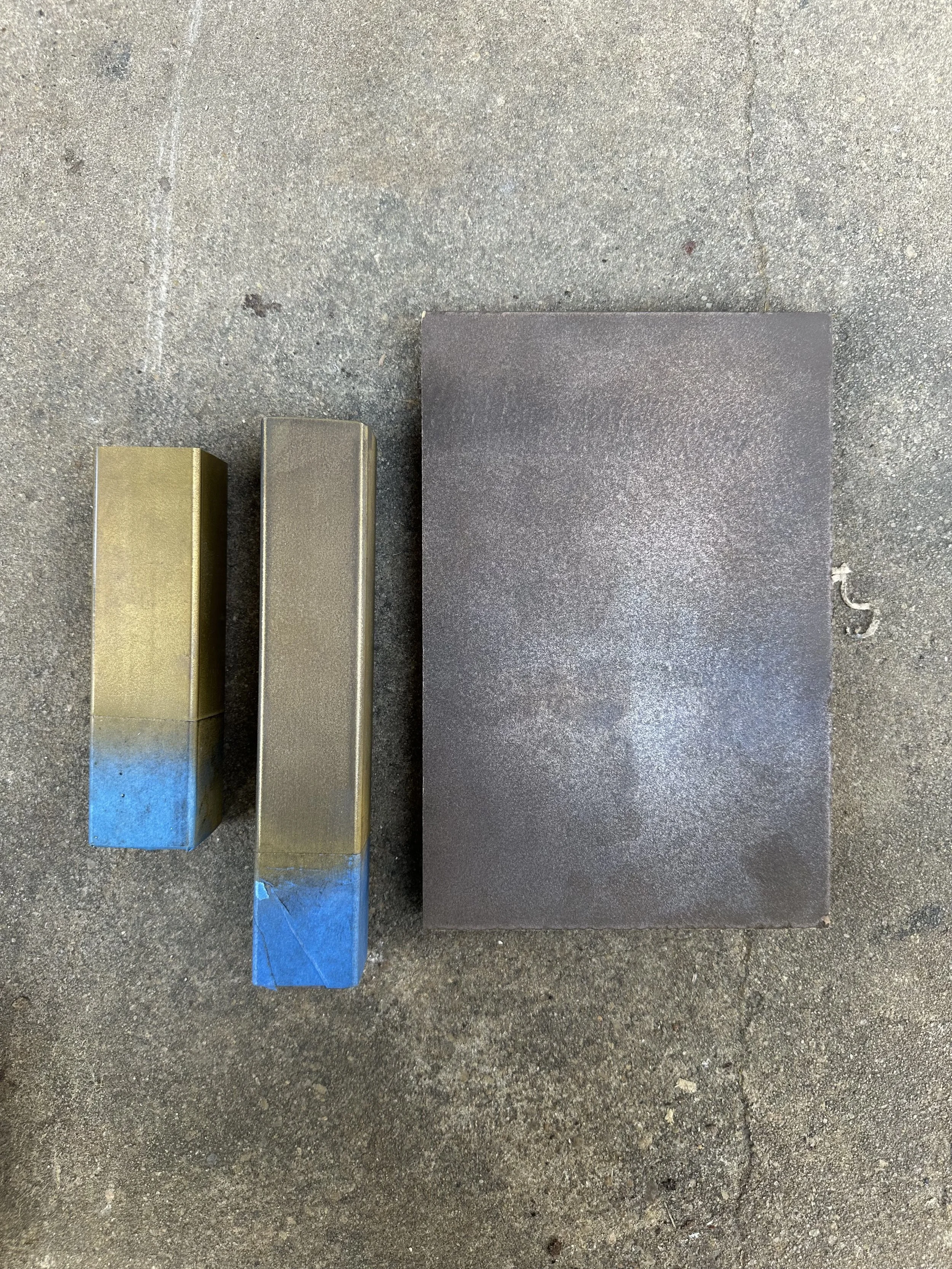 faux brass, luxury shower enclosure sample