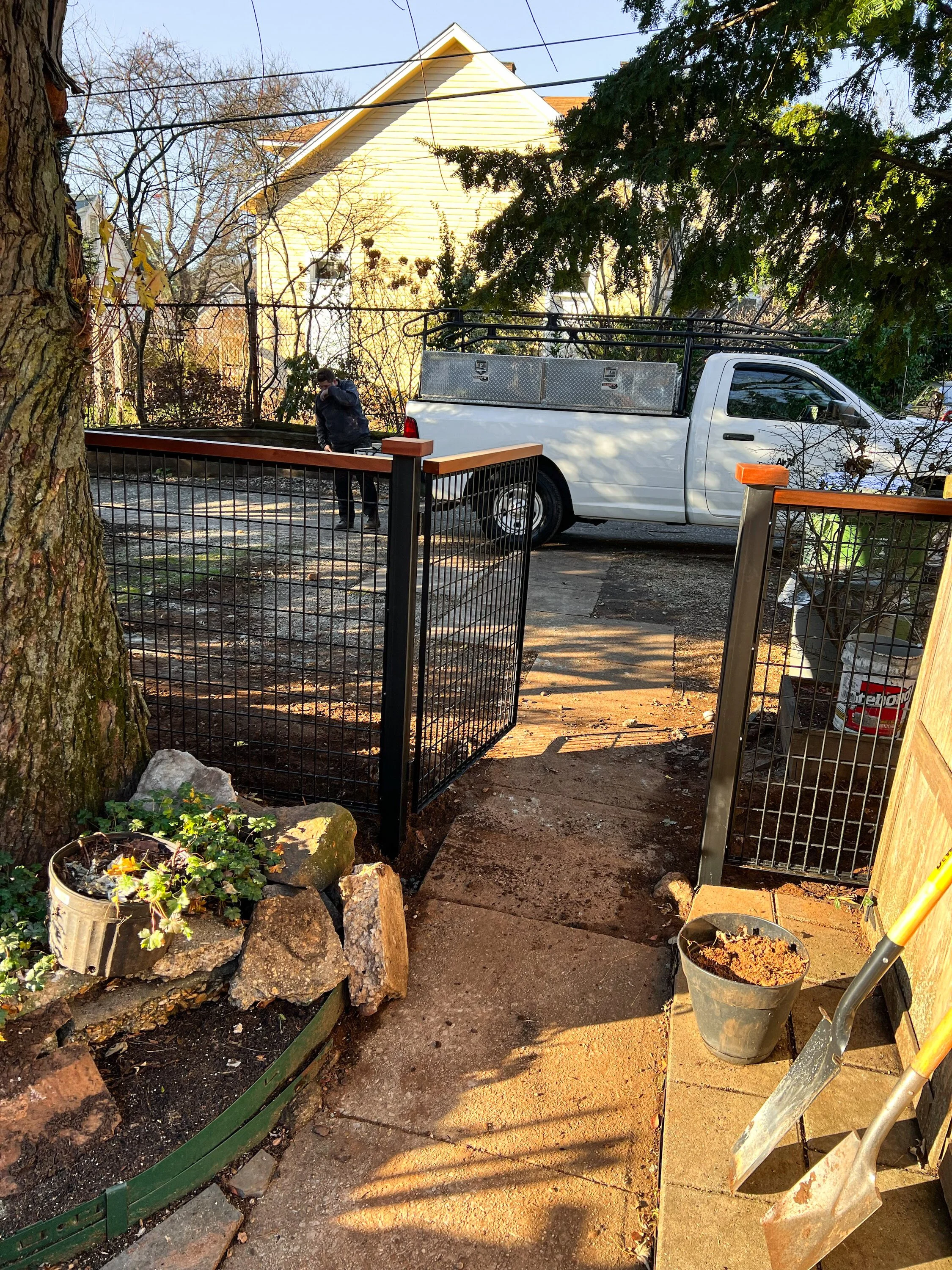 powder coated steel gate Everything Anything Wood and Metal