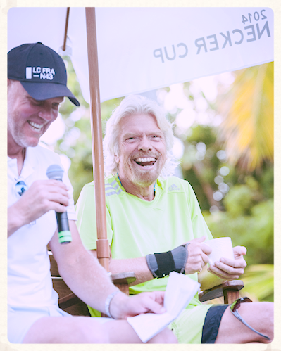 Sharing the mic w/ Sir Richard Branson