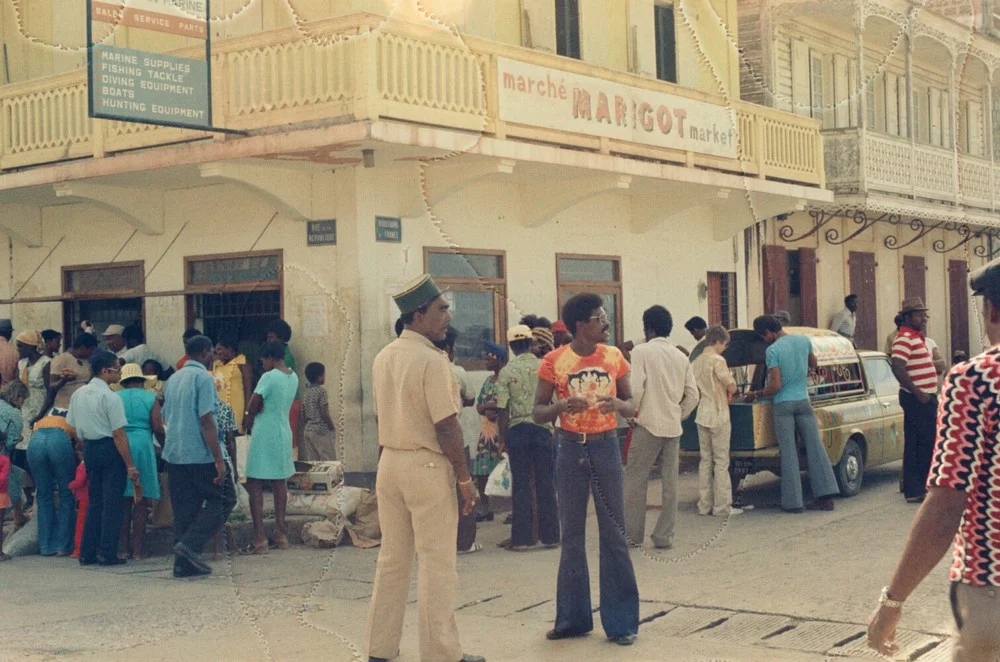 The corner of Rue de la République and Boulevard de France in Marigot, Saint Martin (thank you Richard Hopkins ). Photo by Joe Ellenbogen