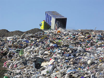 A snapshot of the 26 billion pounds of textile waste (source: Planet Aid).