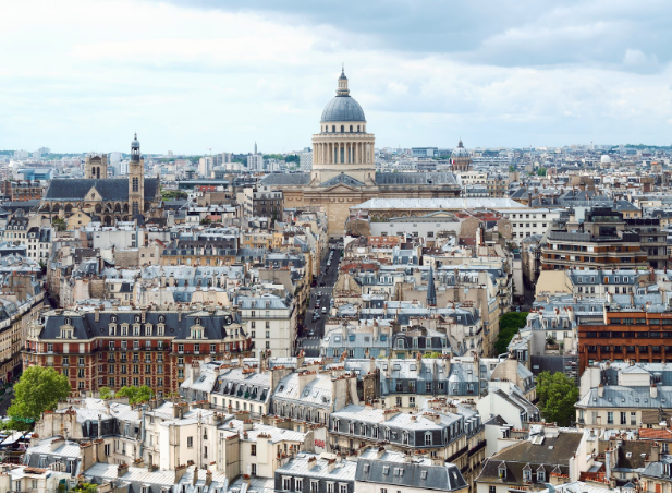 From the top of Notre-Dame Cathedral. By Pedro Szekely. April 28, 2018.