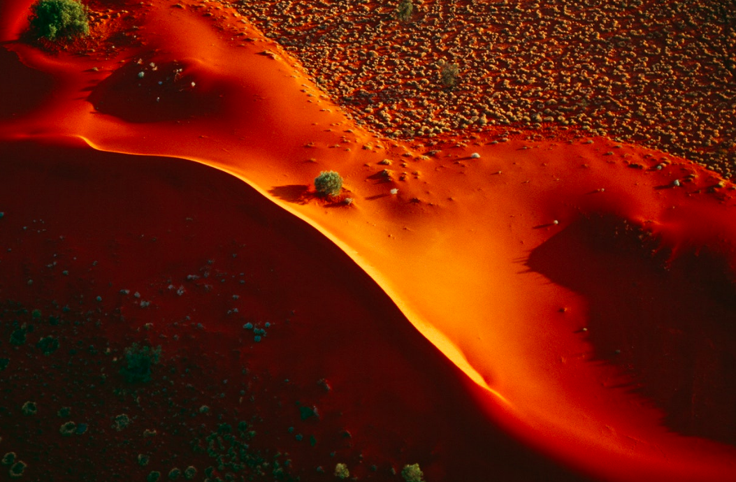 Late light on a drifting sand dune, Windorah, south east Queensland. (Taken 1994)