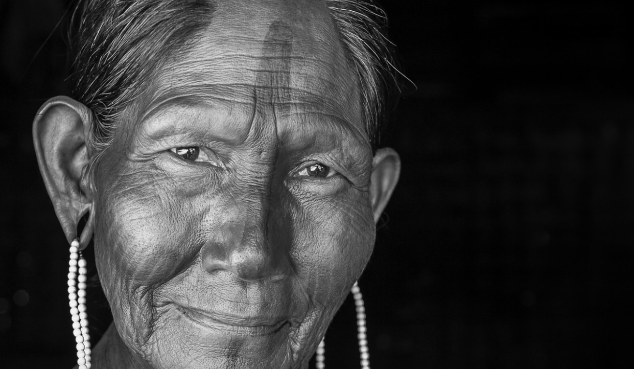 The embodiment of strength, knowledge, and the rich cultural heritage of her people, who have lived in the rainforests of Brazil for millenia, this Kayapó elder is a leader in her community and a proud keeper of their traditional knowledge. Brazil