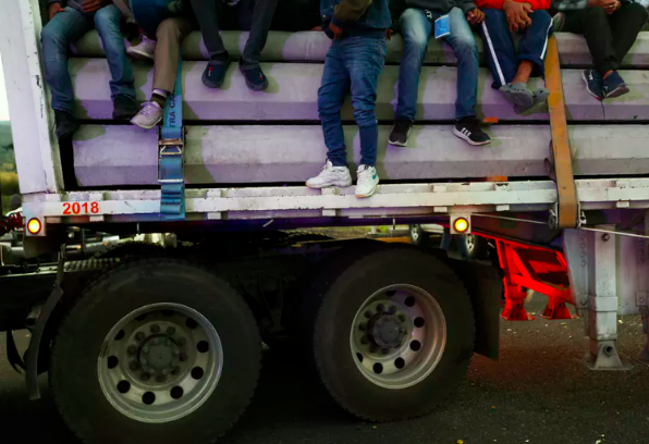 Two trucks carrying an estimated 80 migrants went missing in Mexico in early November. AP Photo/Marco Ugarte