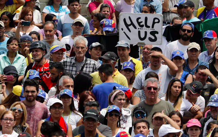 Venezuelans have faced food and medicine shortages since late 2015. Now power outages have cut off water supplies, too. AP Photo/Natacha Pisarenko