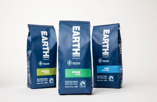 Purchase one bag of Earth Coffee online or in-store to feed one child for one entire week.