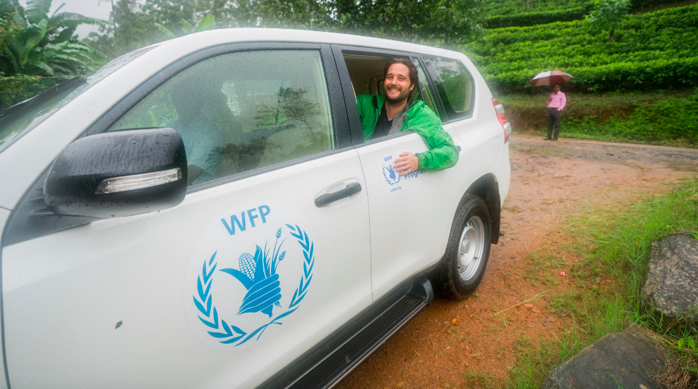 Kori Chilibeck in Sri Lanka hosted by the UN World Food Programme.