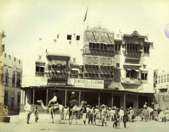 The Sudanese city of Suakim in 1884 or 1885, just prior to British colonial rule. The National Archives UK