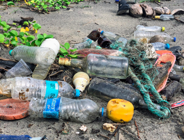 Photo of plastic waste by John Cameron on Unsplash .