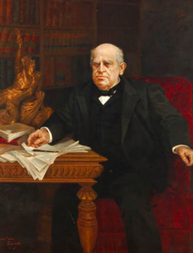 Portrait of Domingo Faustino Sarmiento. Eugenia Belín Sarmiento. Wikimedia Commons / Public Domain