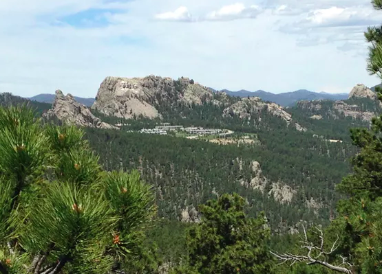 Mt. Rushmore National Memorial in South Dakota, viewed from the Peter Norbeck Overlook. Jennifer Ladino, CC BY-ND