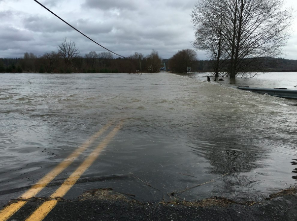 A road flooded. maxinux. CC by 2.0.