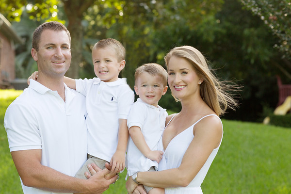 Owner of Seagrass Beach, Brad Ballard, and his family