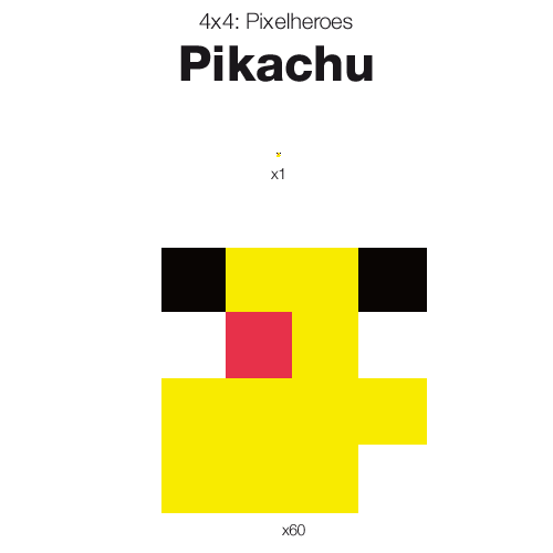 Featured image of post Easy Pokemon Pixel Art Pikachu / 30 watchers24.7k page views247 deviations.