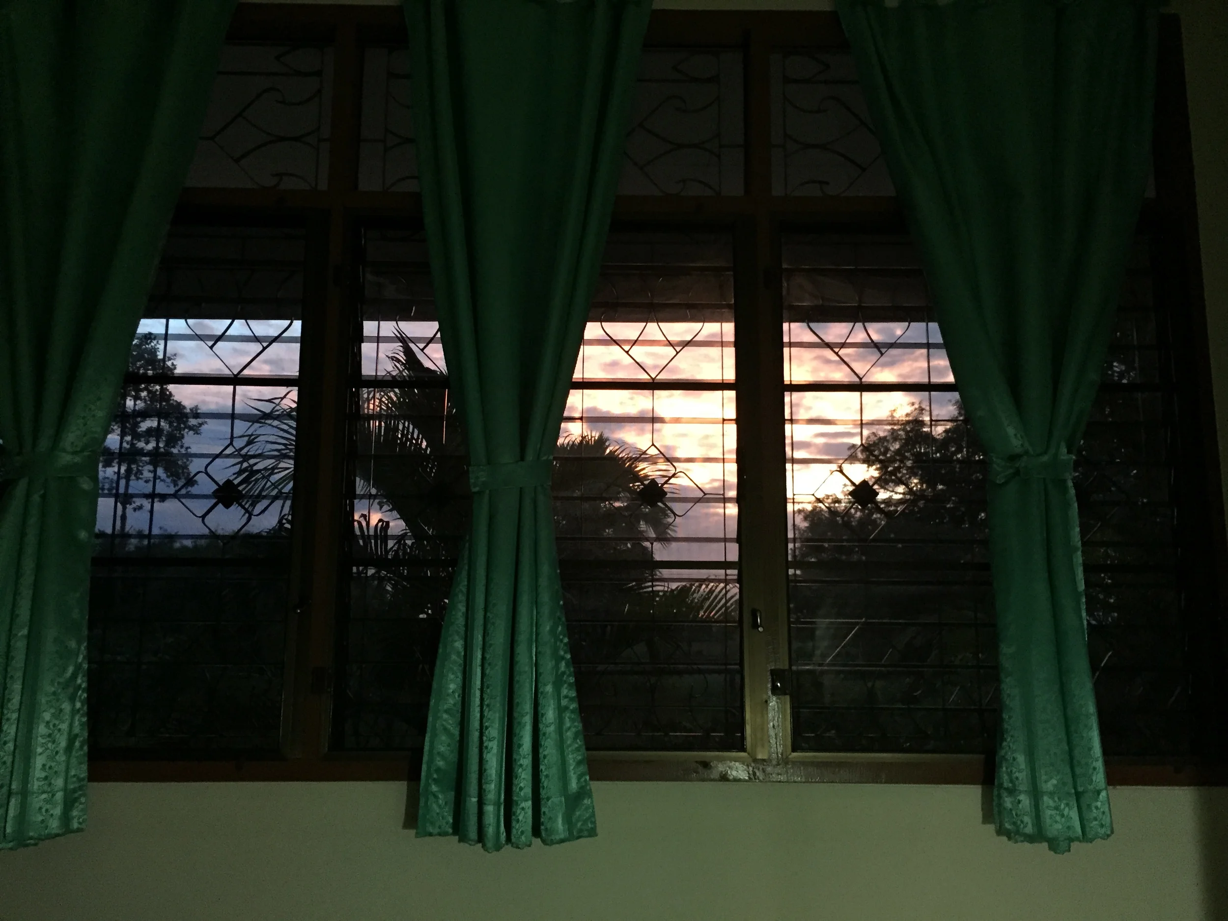 Sunrise from our Bedroom.