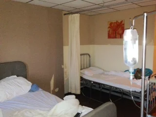 At least we were able to share a hospital room!