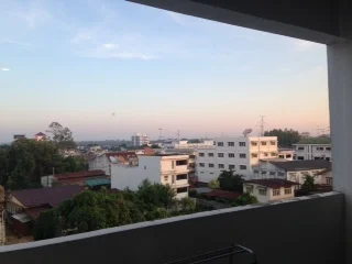 The view from our room at the hospital
