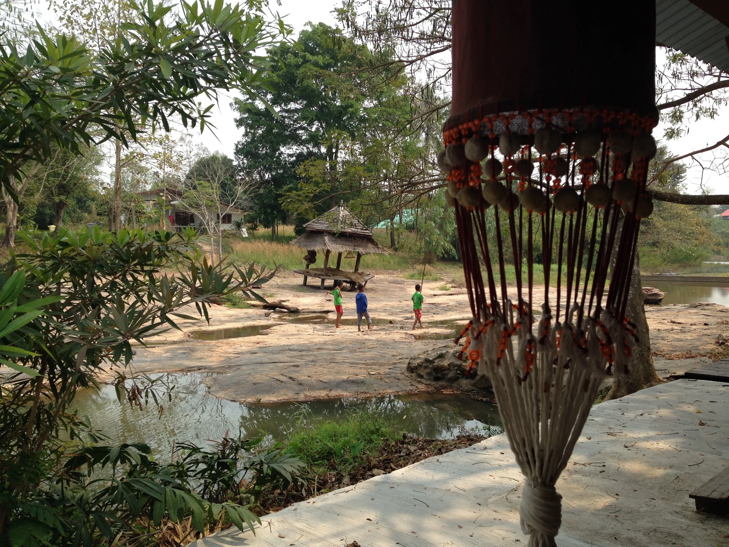Views from our retreat salah (outdoor covered patio)
