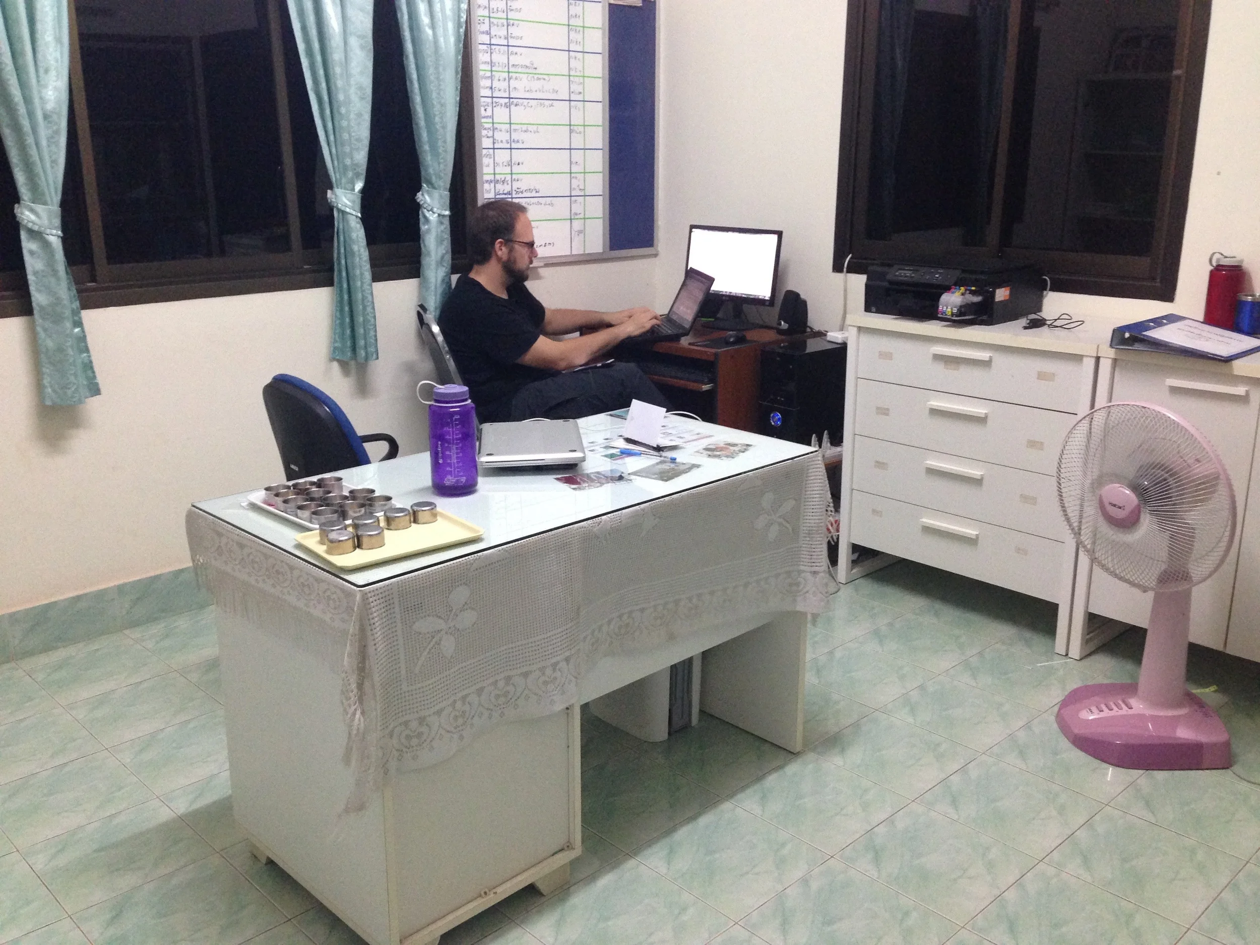 Overnight duty at the Care Center