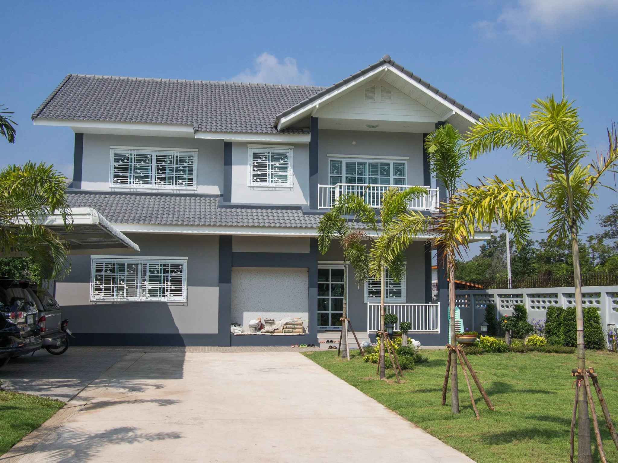 Koo Kate's newly built house.