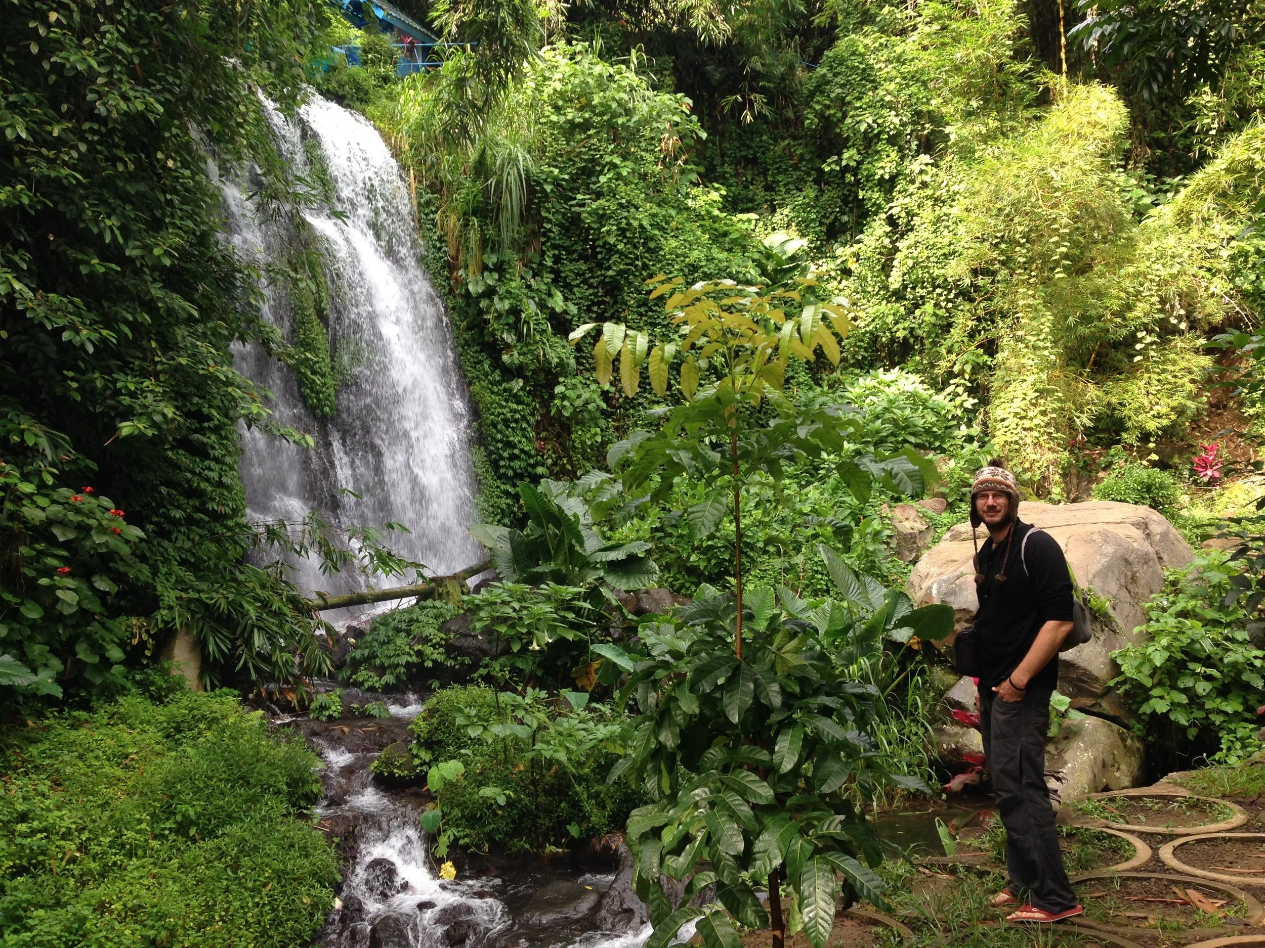 Random excursions to waterfalls.