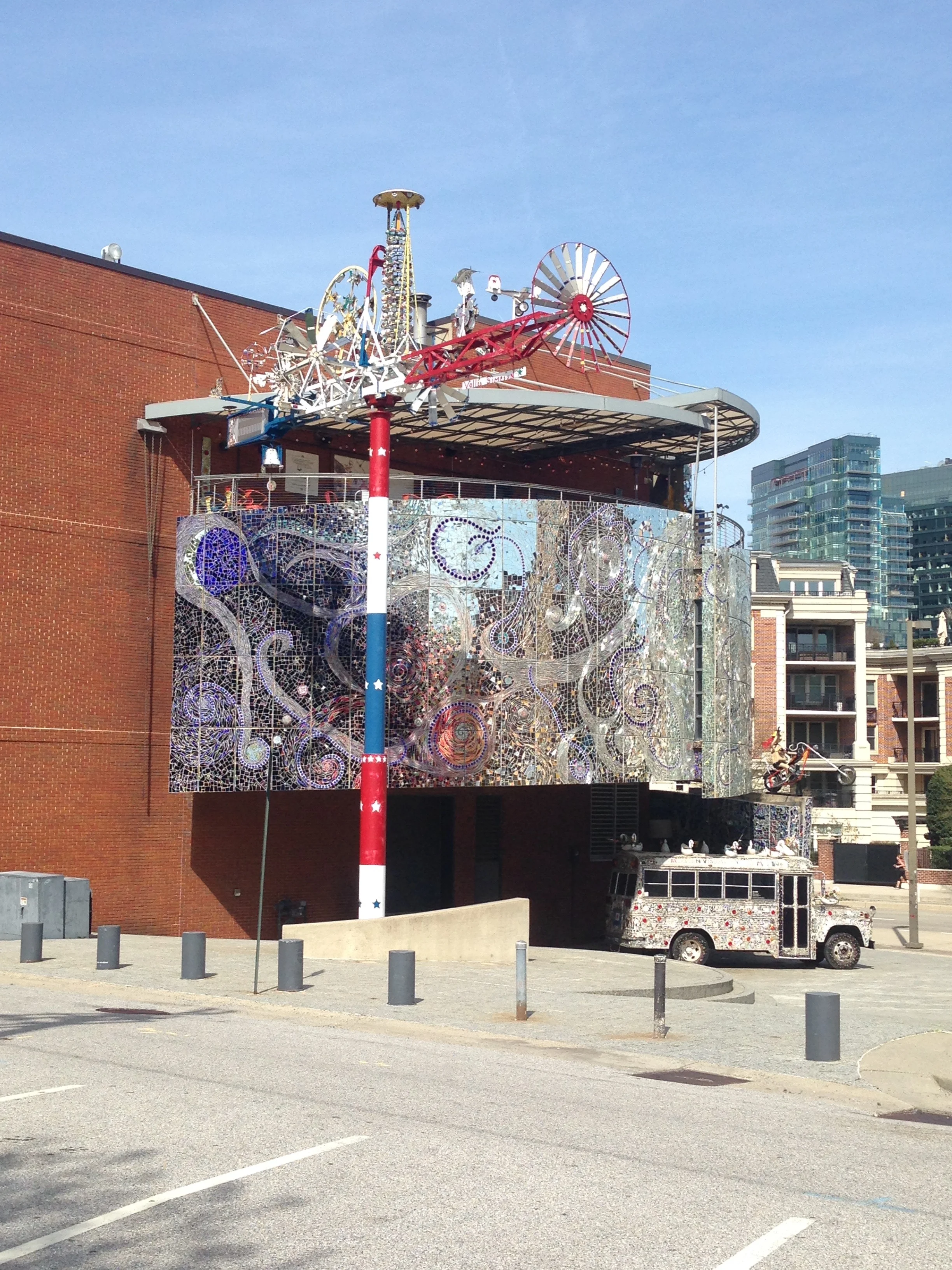 The American Visionary Art Museum in Baltimore. It was closed on the day I went, but I hope to go back another time.