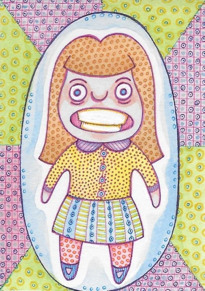 Pen, watercolor