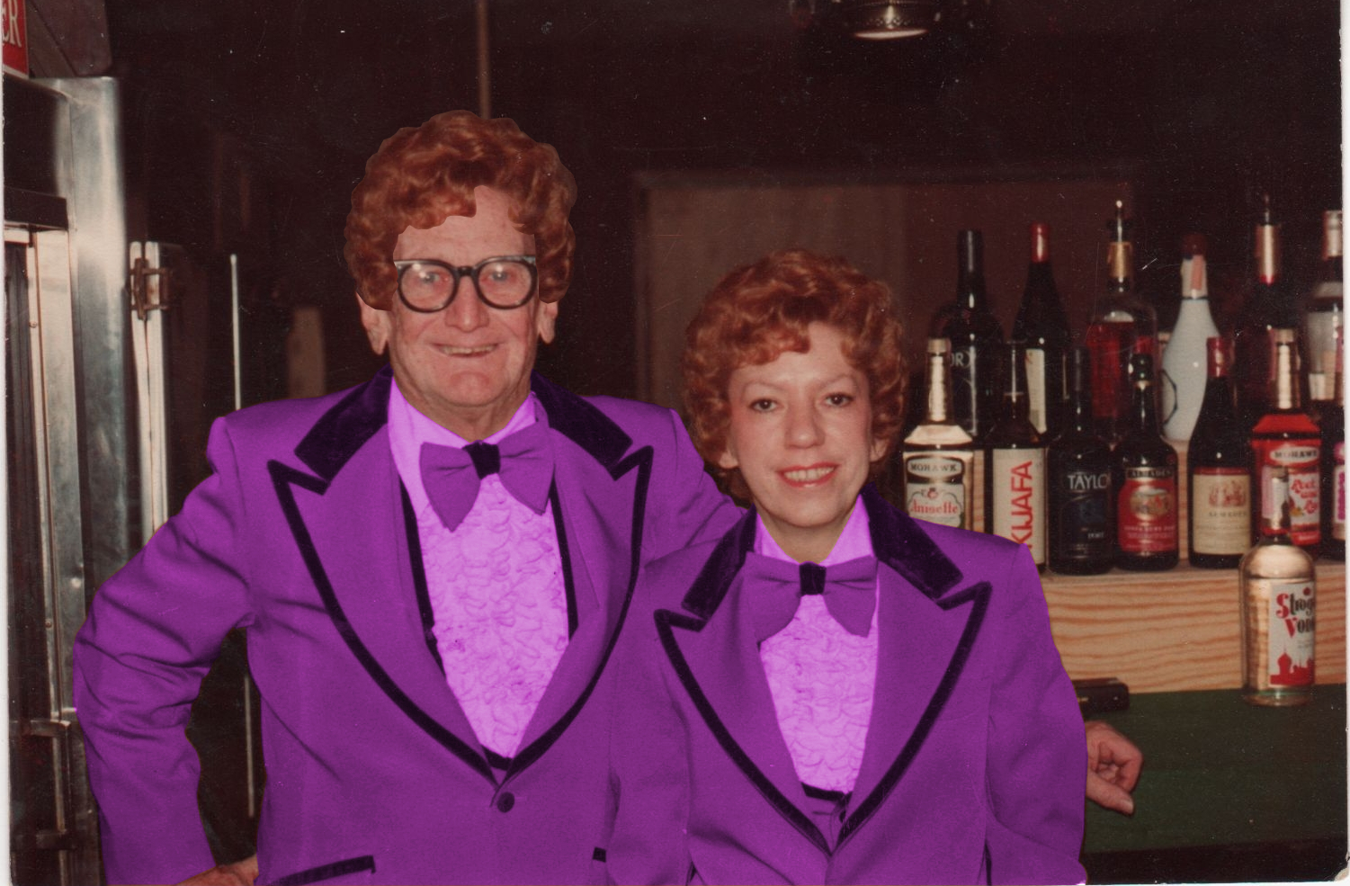 Pops with Beverly's purple tux.jpeg