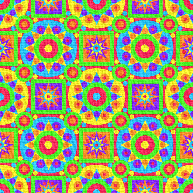Spring Tile. Digital pattern