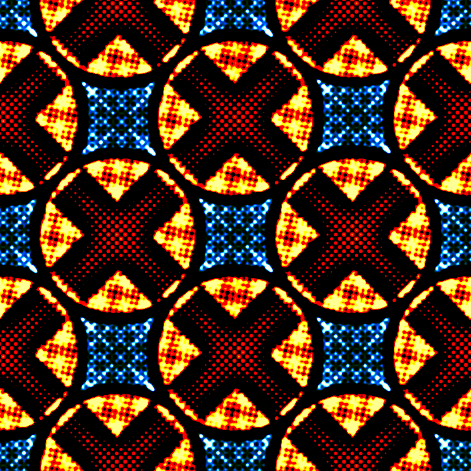 Gilbert & George Eucharist. Digital pattern