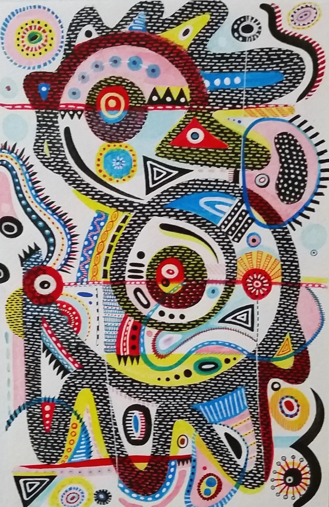  Pen and Ink, Watercolor 