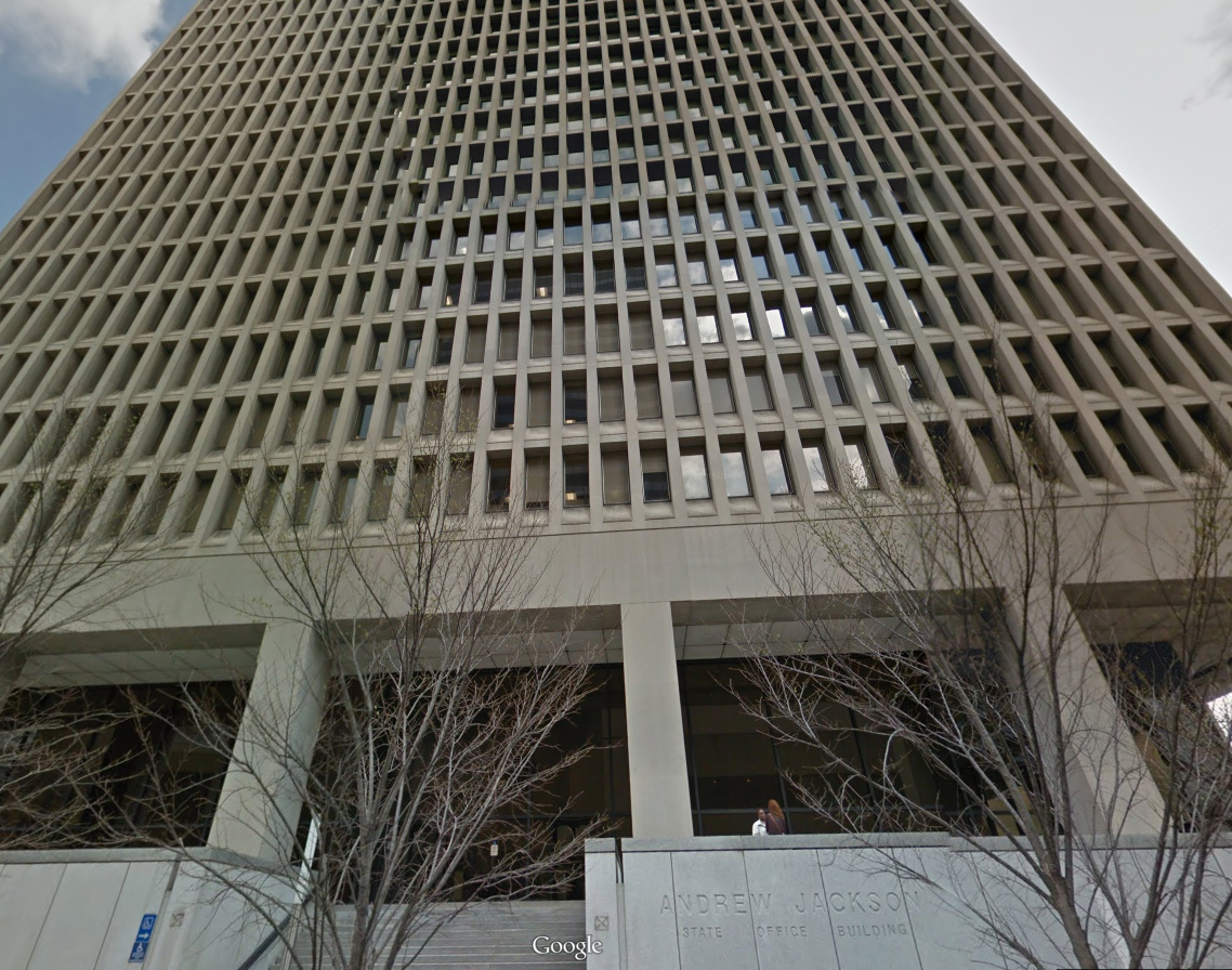 Process Service on the Tennesse State Government