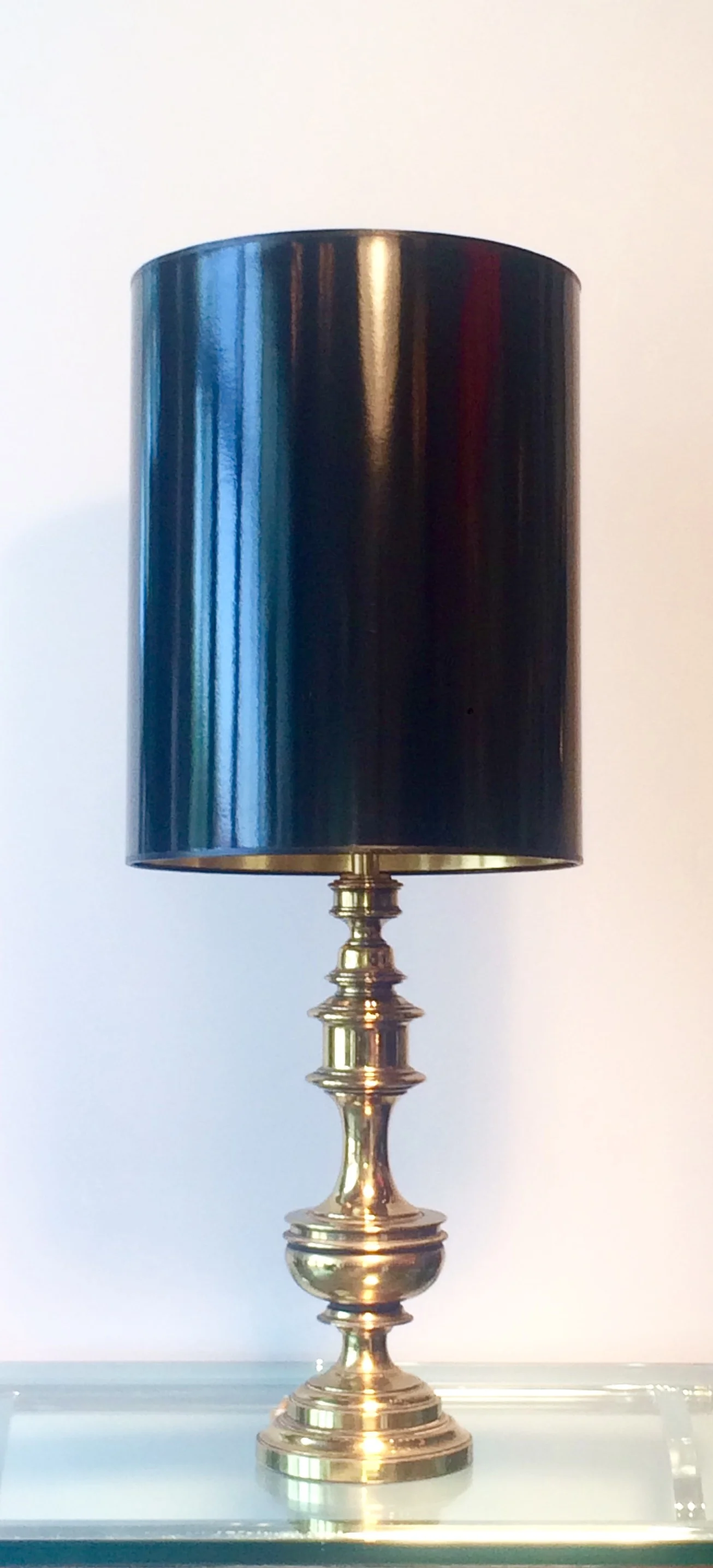 Stiffel brass urn lamp