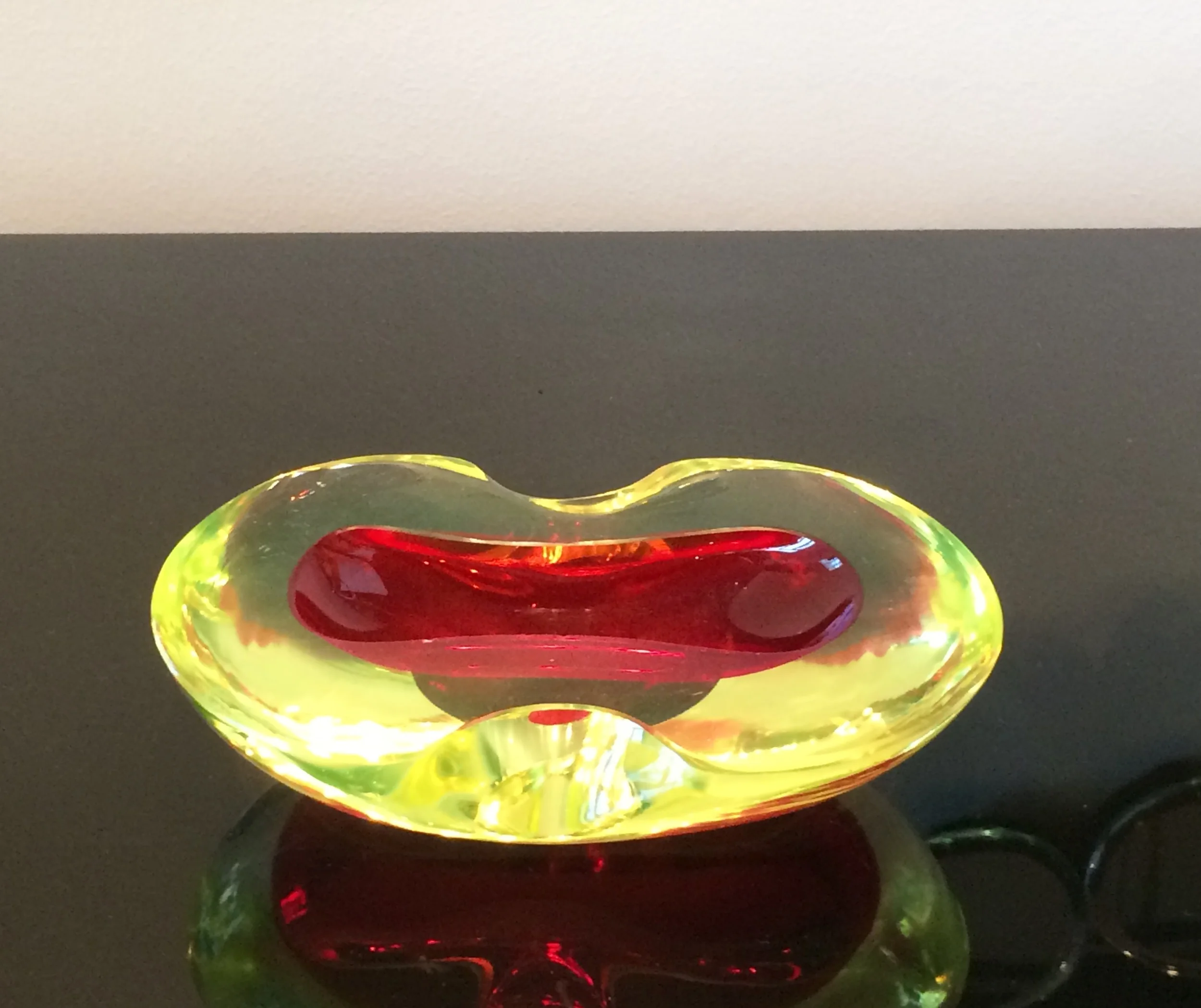 SOLD    Murano Somerso geode bowl