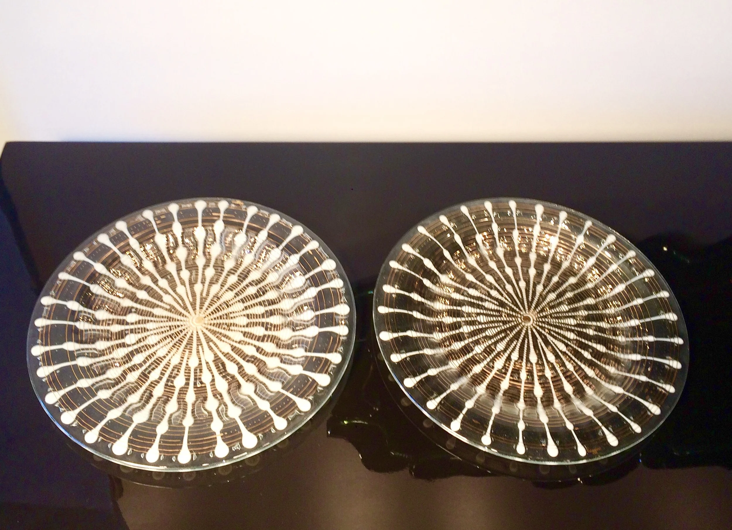 SOLD    Pair Higgins plates