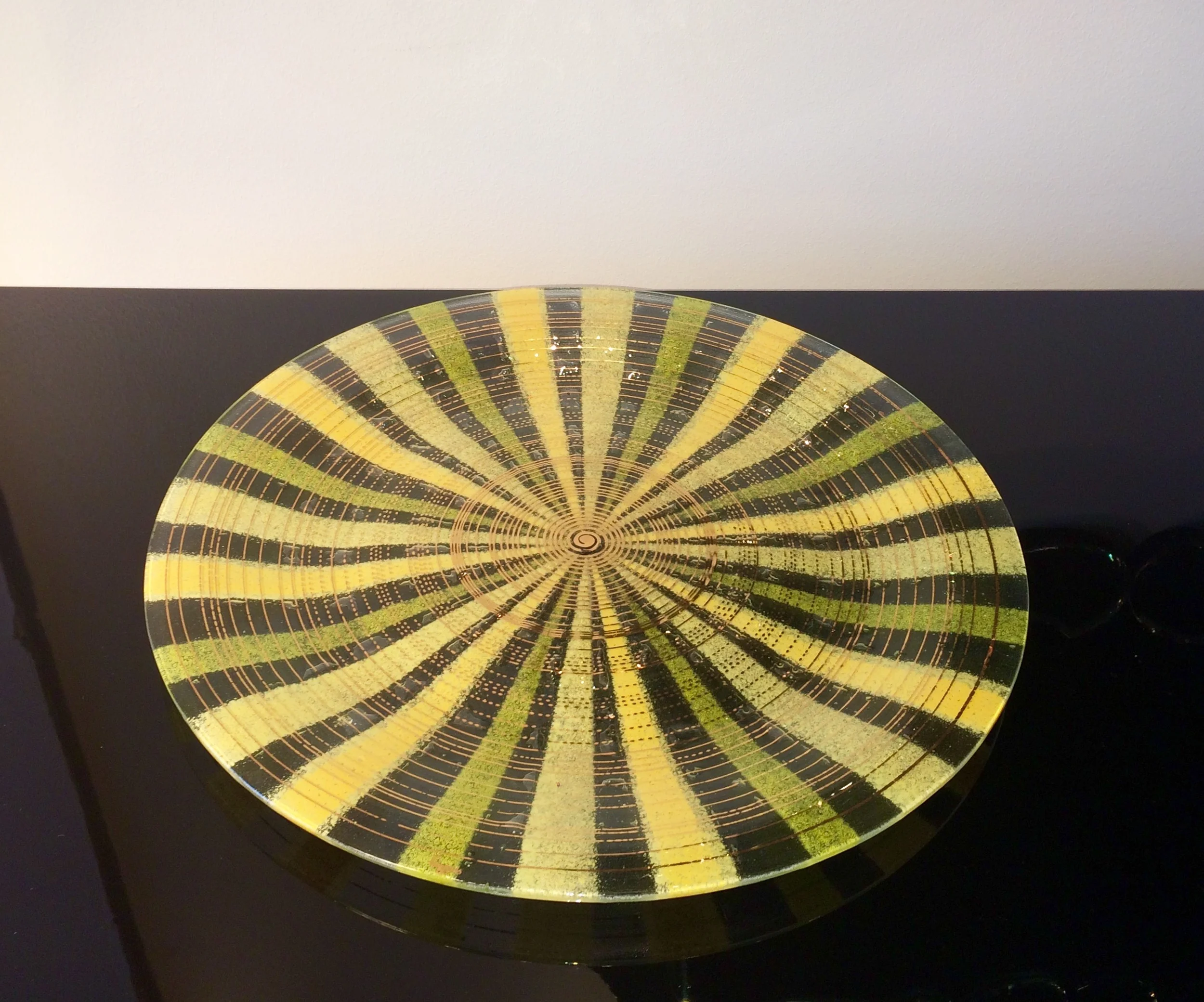 SOLD   Higgins glass plate
