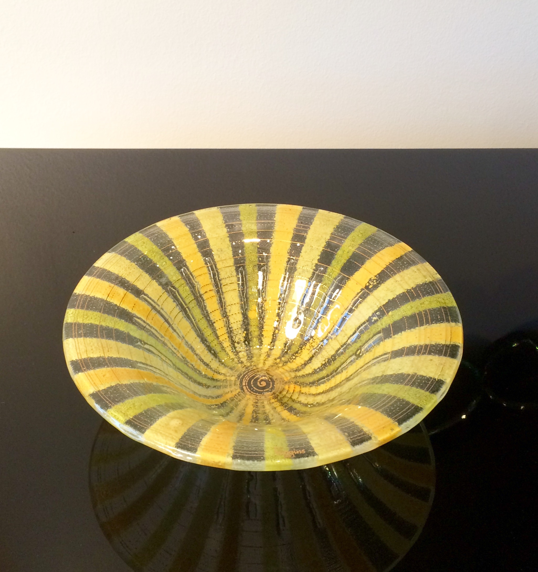SOLD    Higgins glass bowl