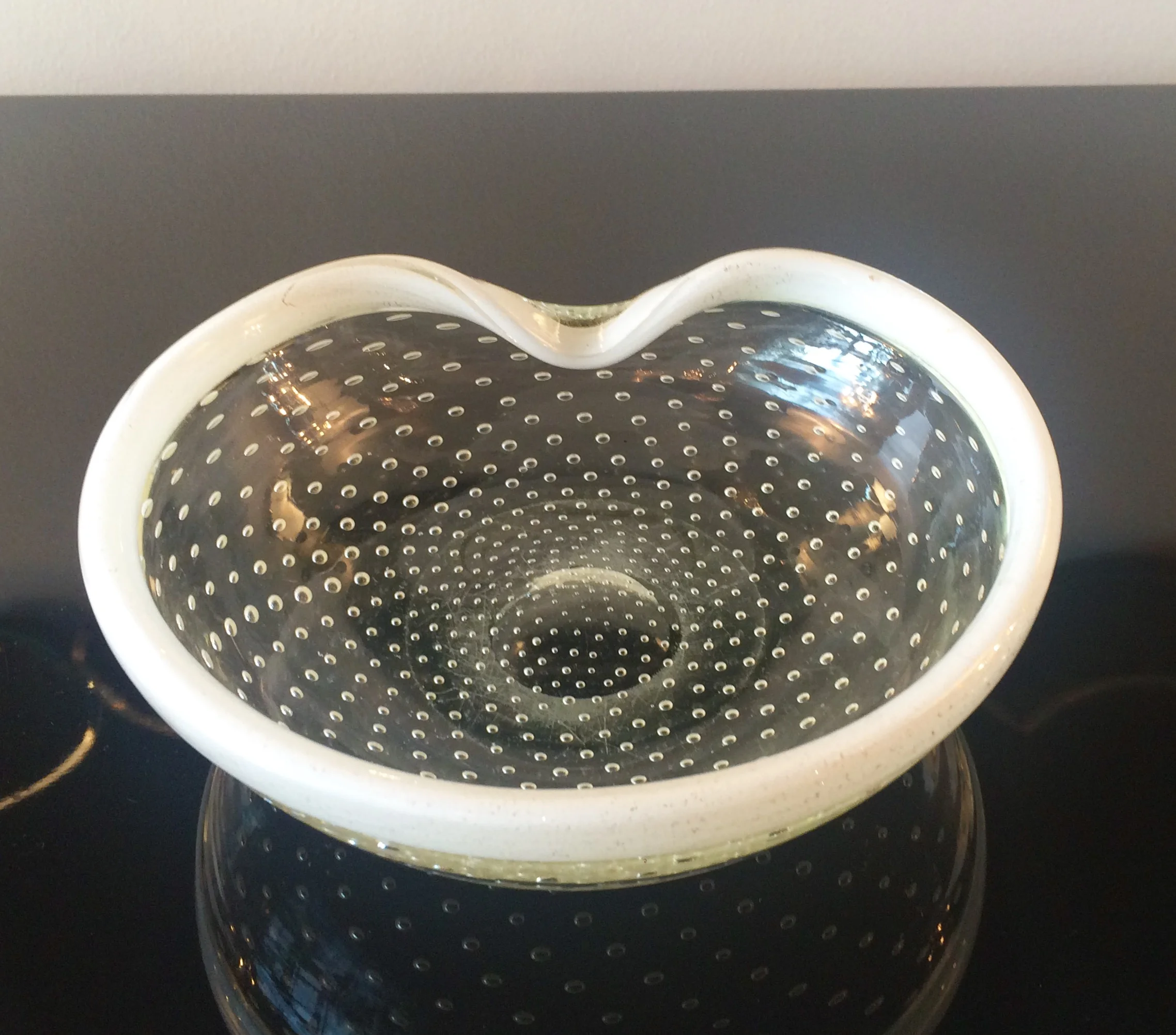 SOLD    Clear Murano bowl